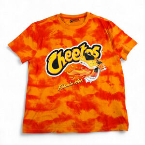 Cheetos Shirt Adult EXTRA LARGE Orange Tie Dye Flamin Hot Chester Cheeta Promo